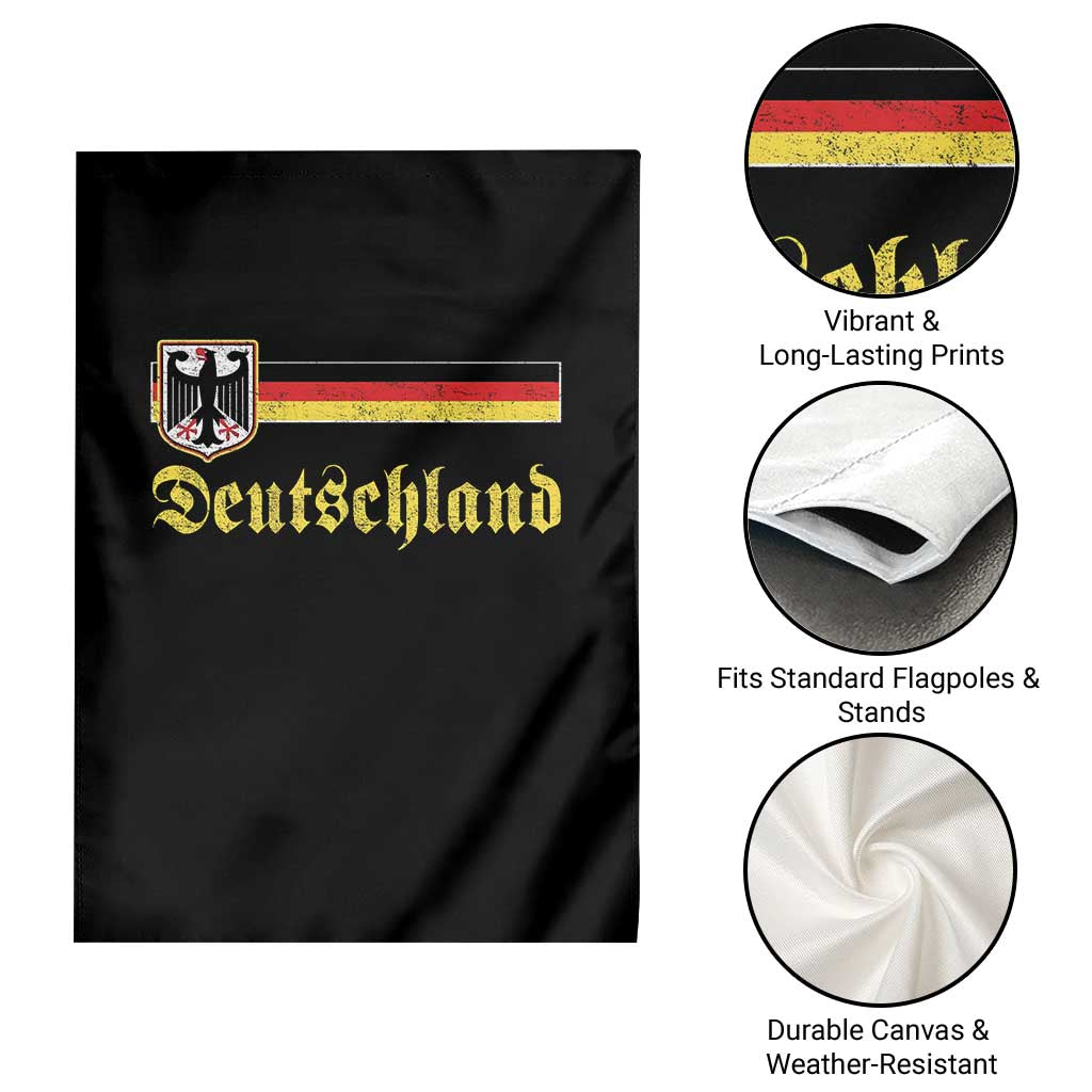 Deutschland German Heritage Pride Garden Flag Bundesadler Coat of Arms - Wonder Print Shop