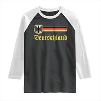 Deutschland German Heritage Pride Raglan Shirt Bundesadler Coat of Arms - Wonder Print Shop
