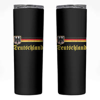Deutschland German Heritage Pride Skinny Tumbler Bundesadler Coat of Arms - Wonder Print Shop