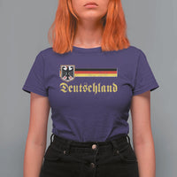 Deutschland German Heritage Pride T Shirt For Women Bundesadler Coat of Arms - Wonder Print Shop