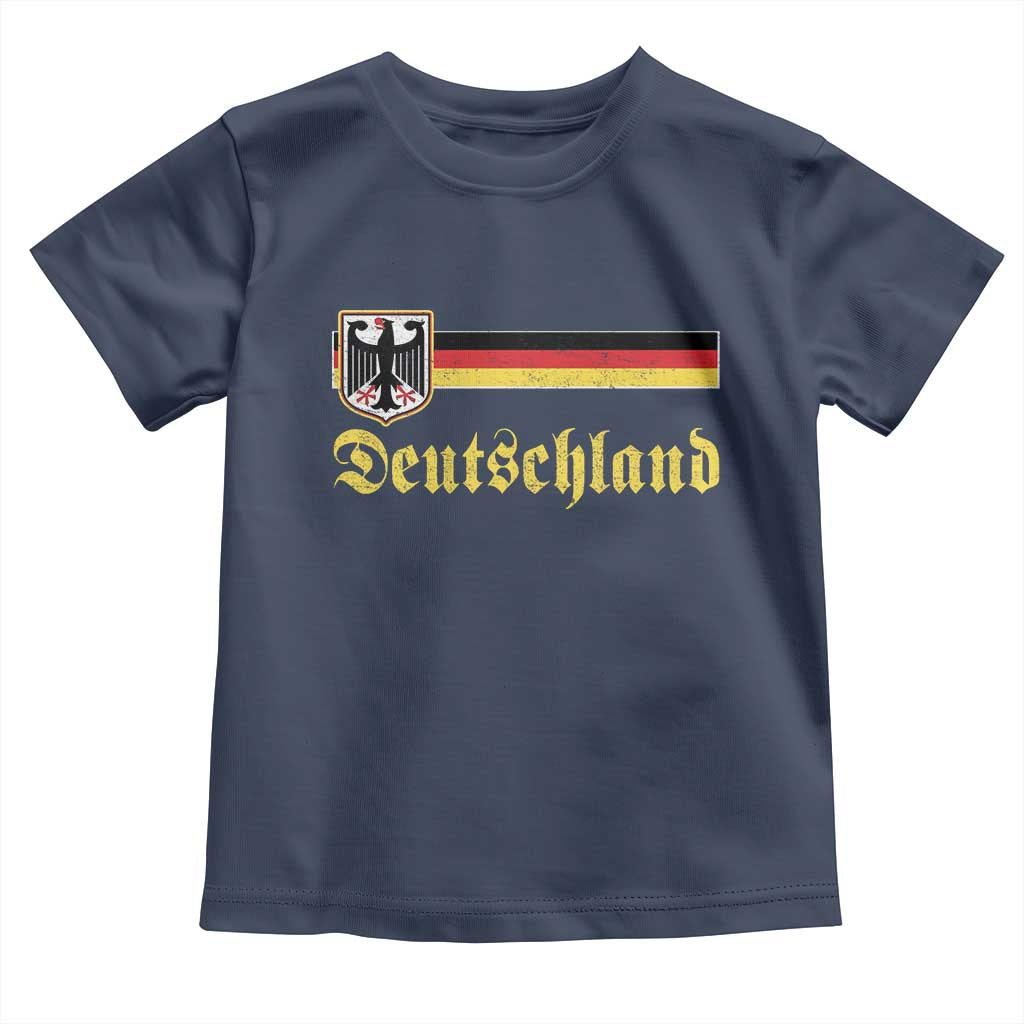 Deutschland German Heritage Pride Toddler T Shirt Bundesadler Coat of Arms - Wonder Print Shop