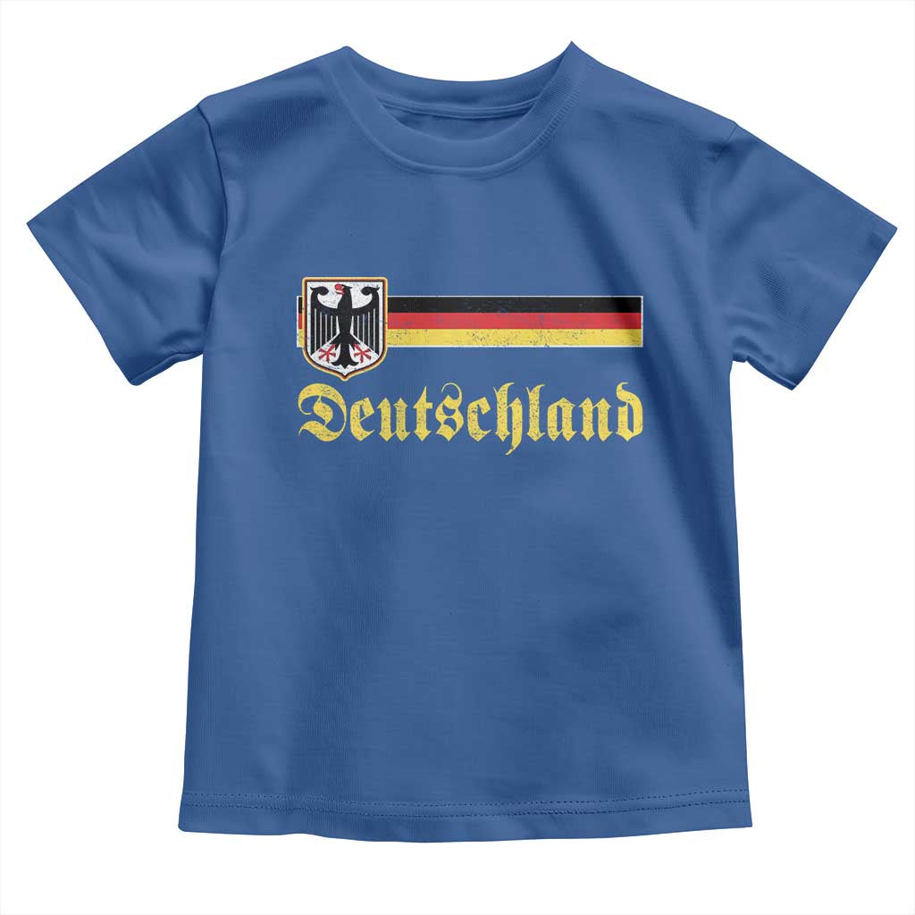 Deutschland German Heritage Pride Toddler T Shirt Bundesadler Coat of Arms - Wonder Print Shop