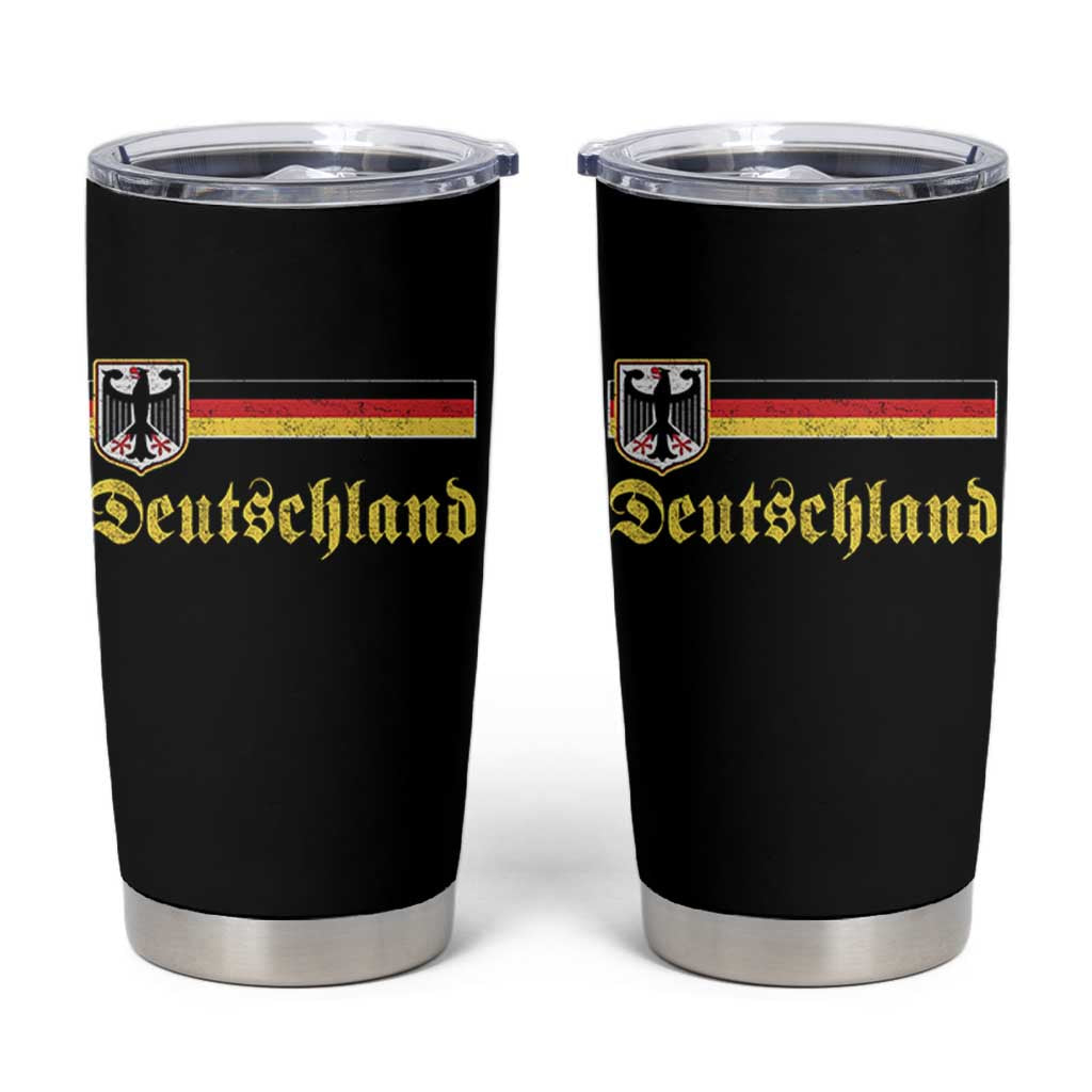 Deutschland German Heritage Pride Tumbler Cup Bundesadler Coat of Arms - Wonder Print Shop