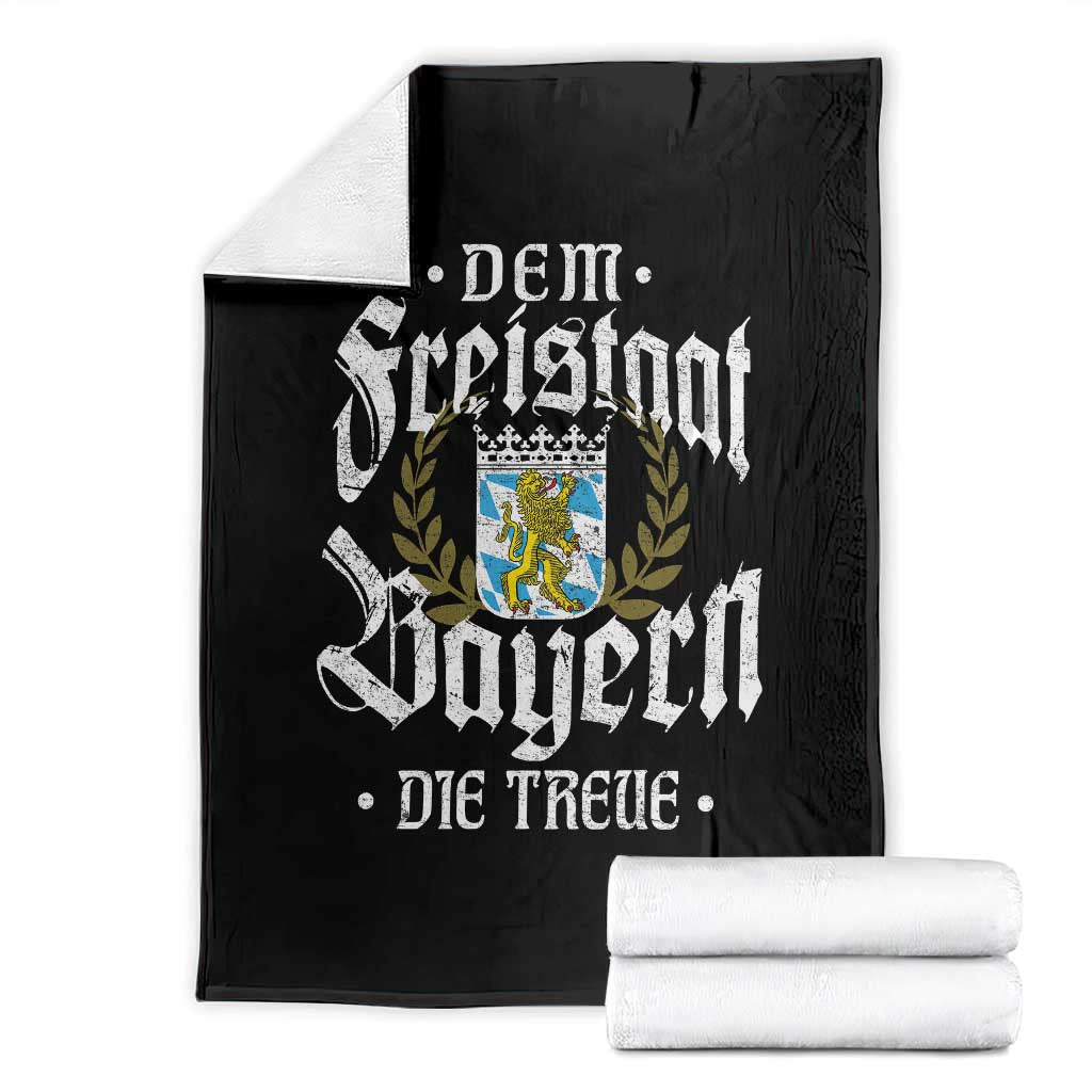 Bayern Bavaria German Throw Blanket Dem Freistaat Bayern Die Treue - Wonder Print Shop