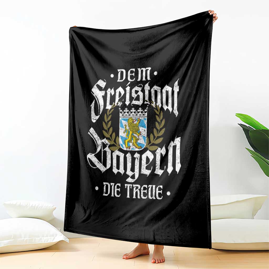 Bayern Bavaria German Throw Blanket Dem Freistaat Bayern Die Treue - Wonder Print Shop