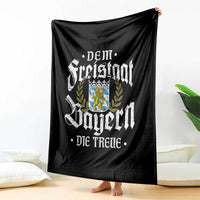 Bayern Bavaria German Throw Blanket Dem Freistaat Bayern Die Treue - Wonder Print Shop