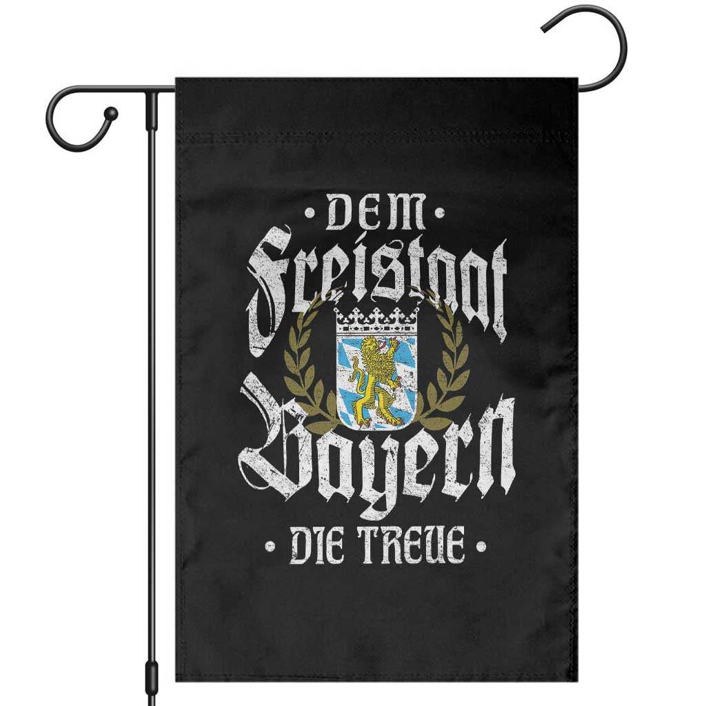 Bayern Bavaria German Garden Flag Dem Freistaat Bayern Die Treue - Wonder Print Shop