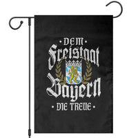 Bayern Bavaria German Garden Flag Dem Freistaat Bayern Die Treue - Wonder Print Shop