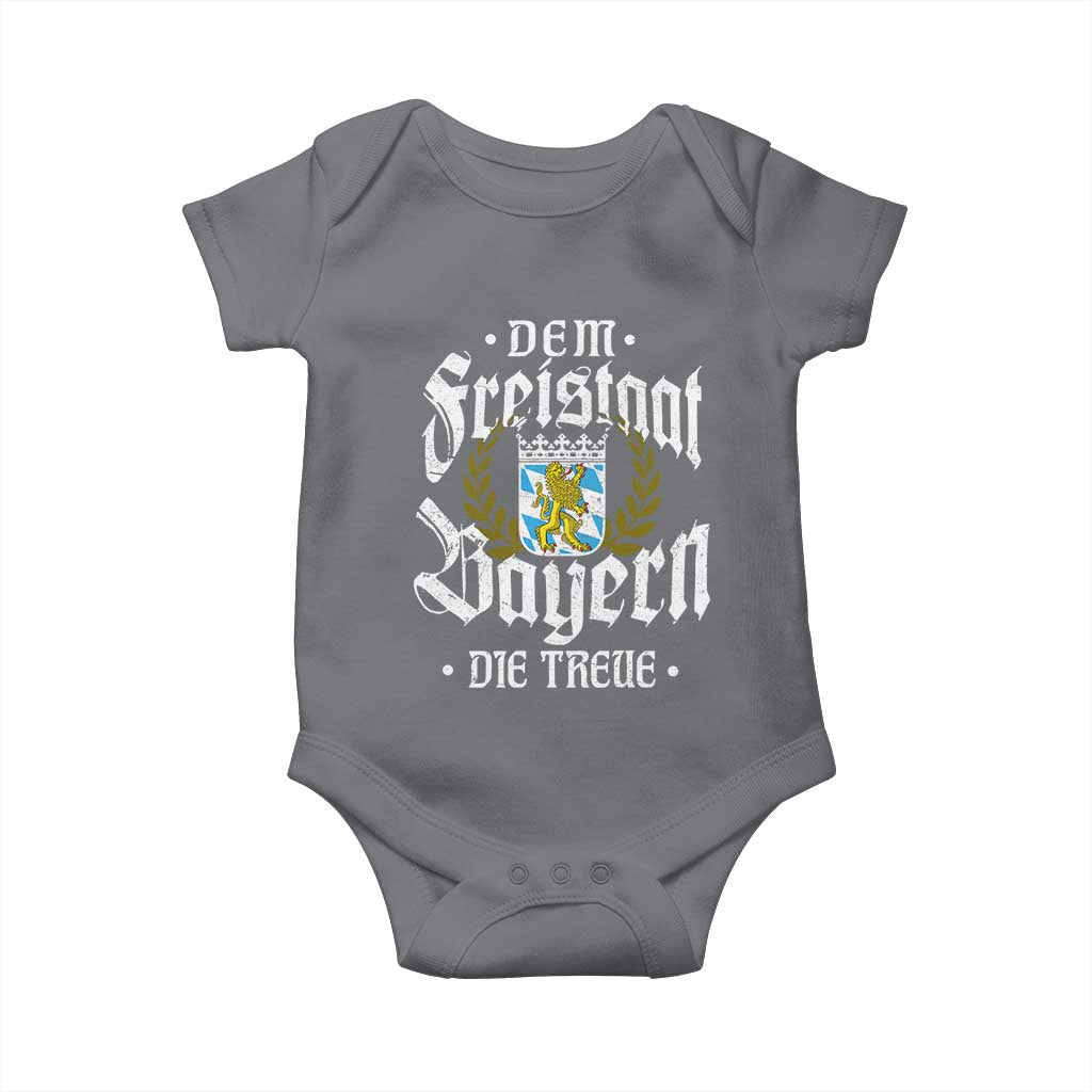 Bayern Bavaria German Baby Onesie Dem Freistaat Bayern Die Treue - Wonder Print Shop