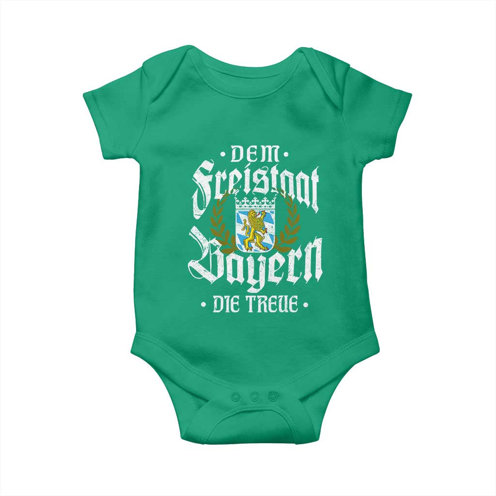 Bayern Bavaria German Baby Onesie Dem Freistaat Bayern Die Treue - Wonder Print Shop
