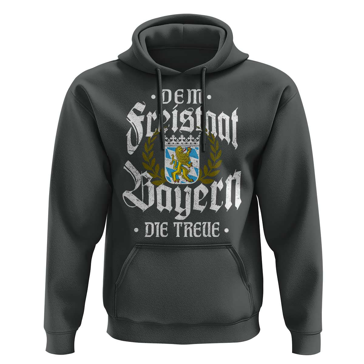 Bayern Bavaria German Hoodie Dem Freistaat Bayern Die Treue - Wonder Print Shop