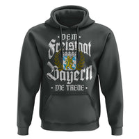 Bayern Bavaria German Hoodie Dem Freistaat Bayern Die Treue - Wonder Print Shop