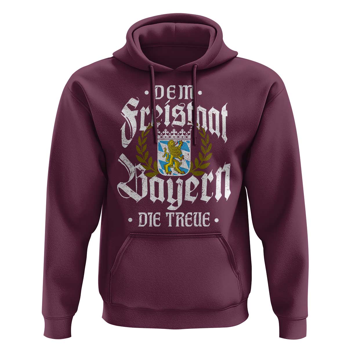 Bayern Bavaria German Hoodie Dem Freistaat Bayern Die Treue - Wonder Print Shop