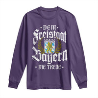 Bayern Bavaria German Long Sleeve Shirt Dem Freistaat Bayern Die Treue - Wonder Print Shop