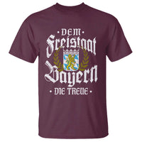 Bayern Bavaria German T Shirt Dem Freistaat Bayern Die Treue - Wonder Print Shop