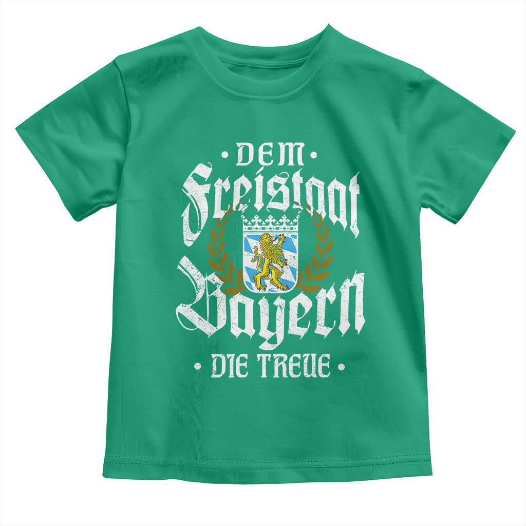 Bayern Bavaria German Toddler T Shirt Dem Freistaat Bayern Die Treue - Wonder Print Shop
