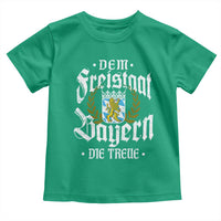 Bayern Bavaria German Toddler T Shirt Dem Freistaat Bayern Die Treue - Wonder Print Shop