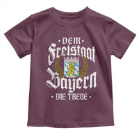 Bayern Bavaria German Toddler T Shirt Dem Freistaat Bayern Die Treue - Wonder Print Shop