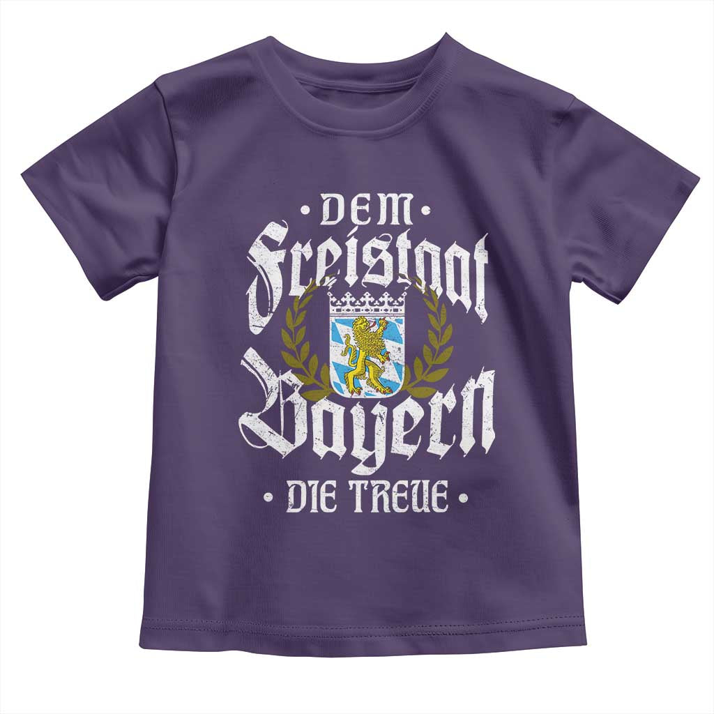 Bayern Bavaria German Toddler T Shirt Dem Freistaat Bayern Die Treue - Wonder Print Shop