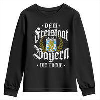 Bayern Bavaria German Youth Sweatshirt Dem Freistaat Bayern Die Treue - Wonder Print Shop