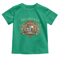 Bavarian Pride Toddler T Shirt Freistaat Bayern Golden Lion Coat Of Arms - Wonder Print Shop