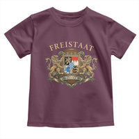 Bavarian Pride Toddler T Shirt Freistaat Bayern Golden Lion Coat Of Arms - Wonder Print Shop
