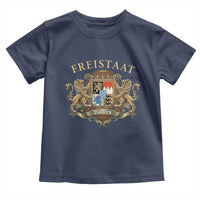 Bavarian Pride Toddler T Shirt Freistaat Bayern Golden Lion Coat Of Arms - Wonder Print Shop