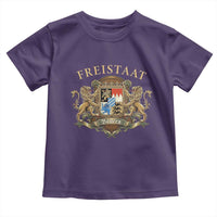 Bavarian Pride Toddler T Shirt Freistaat Bayern Golden Lion Coat Of Arms - Wonder Print Shop