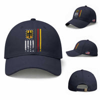 Patriotic Bundesadler Vintage German American Flag Baseball Cap Germany Heritage Pride