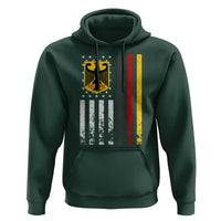 Patriotic Bundesadler Vintage German American Flag Hoodie Germany Heritage Pride - Wonder Print Shop