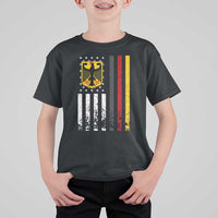 Patriotic Bundesadler Vintage German American Flag T Shirt For Kid Germany Heritage Pride - Wonder Print Shop