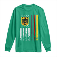 Patriotic Bundesadler Vintage German American Flag Long Sleeve Shirt Germany Heritage Pride - Wonder Print Shop