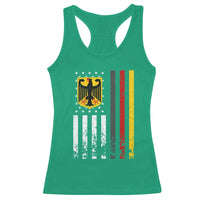 Patriotic Bundesadler Vintage German American Flag Racerback Tank Top Germany Heritage Pride - Wonder Print Shop