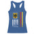 Patriotic Bundesadler Vintage German American Flag Racerback Tank Top Germany Heritage Pride - Wonder Print Shop