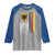 Patriotic Bundesadler Vintage German American Flag Raglan Shirt Germany Heritage Pride - Wonder Print Shop