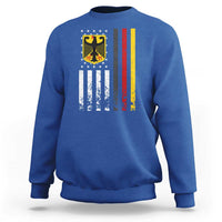 Patriotic Bundesadler Vintage German American Flag Sweatshirt Germany Heritage Pride - Wonder Print Shop