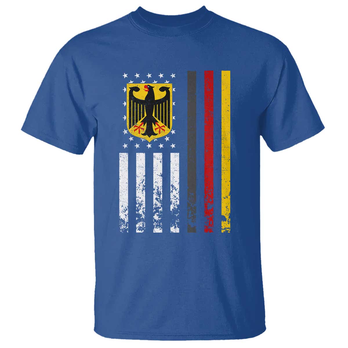 Patriotic Bundesadler Vintage German American Flag T Shirt Germany Heritage Pride - Wonder Print Shop