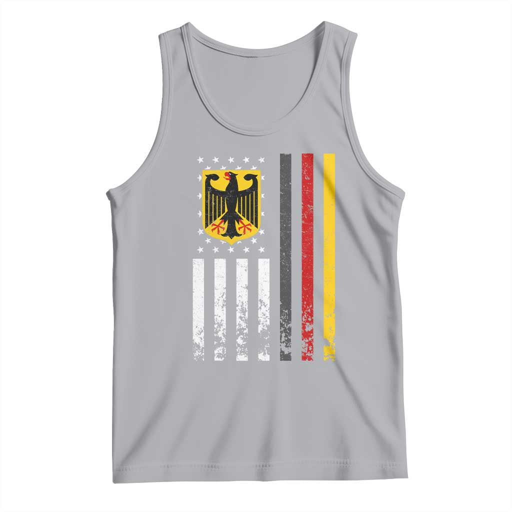 Patriotic Bundesadler Vintage German American Flag Tank Top Germany Heritage Pride - Wonder Print Shop