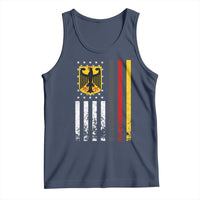 Patriotic Bundesadler Vintage German American Flag Tank Top Germany Heritage Pride - Wonder Print Shop