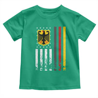 Patriotic Bundesadler Vintage German American Flag Toddler T Shirt Germany Heritage Pride - Wonder Print Shop