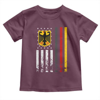 Patriotic Bundesadler Vintage German American Flag Toddler T Shirt Germany Heritage Pride - Wonder Print Shop