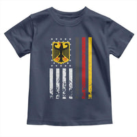 Patriotic Bundesadler Vintage German American Flag Toddler T Shirt Germany Heritage Pride - Wonder Print Shop