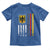 Patriotic Bundesadler Vintage German American Flag Toddler T Shirt Germany Heritage Pride - Wonder Print Shop