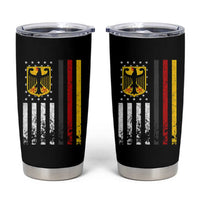 Patriotic Bundesadler Vintage German American Flag Tumbler Cup Germany Heritage Pride - Wonder Print Shop