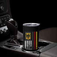 Patriotic Bundesadler Vintage German American Flag Tumbler Cup Germany Heritage Pride - Wonder Print Shop