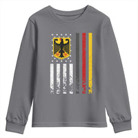 Patriotic Bundesadler Vintage German American Flag Youth Sweatshirt Germany Heritage Pride - Wonder Print Shop