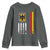 Patriotic Bundesadler Vintage German American Flag Youth Sweatshirt Germany Heritage Pride - Wonder Print Shop