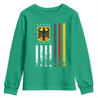 Patriotic Bundesadler Vintage German American Flag Youth Sweatshirt Germany Heritage Pride - Wonder Print Shop