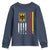 Patriotic Bundesadler Vintage German American Flag Youth Sweatshirt Germany Heritage Pride - Wonder Print Shop