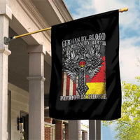 German By Blood American By Birth Patriot By Choice Garden Flag German Americans - Wonder Print Shop